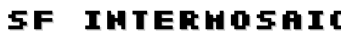 SF Intermosaic Bold font